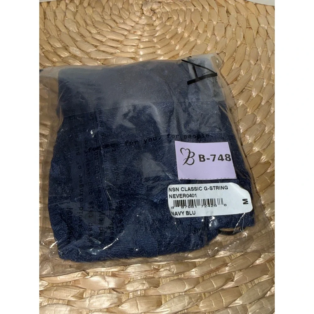 Cosabella For People Navy Blue Lace G-String‎ Men's Designer Underwear M